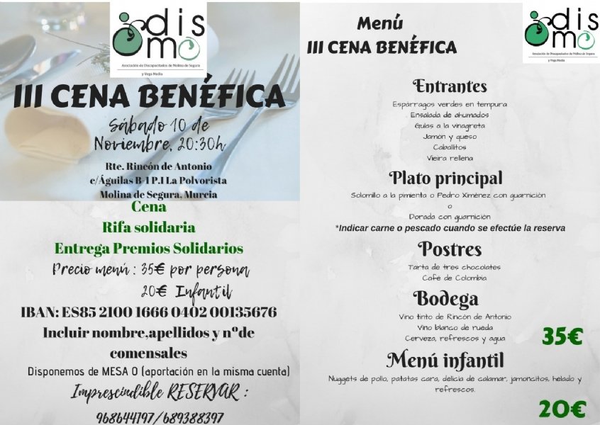 Slider III CENA BENÉFICA DISMO